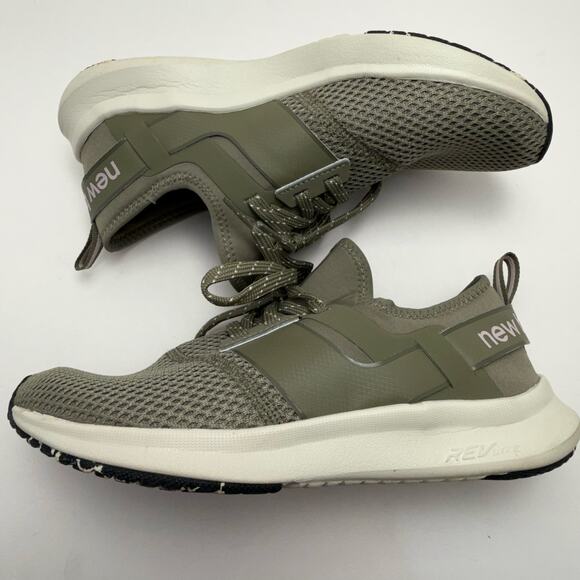 New Balance Nergize V1 Slip-On Army Green Sneaker, Women's Size 8 - Picture 4 of 10